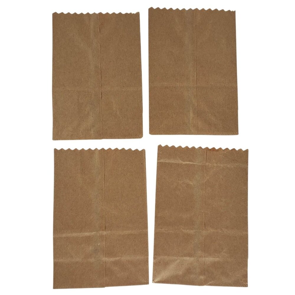 American Girl Molly School Lunch Brown Paper Bags Set Of 4 Vintage